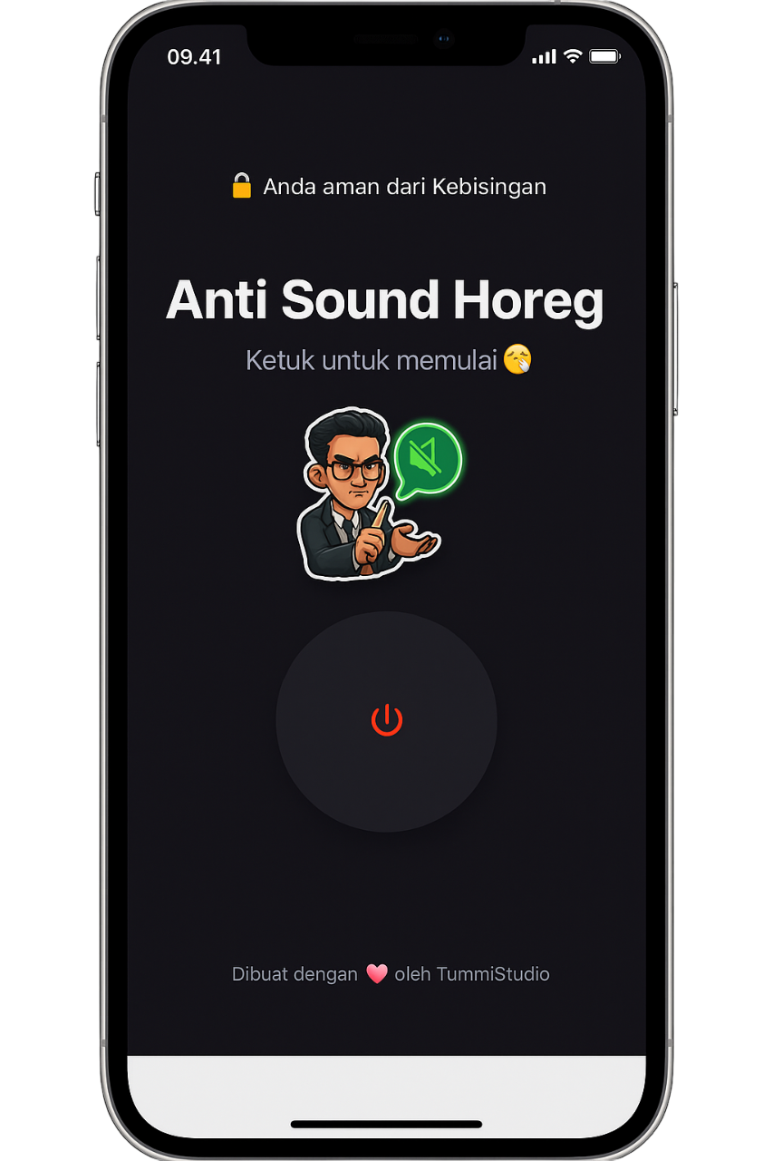 Senyap: Anti Sound Horeg - Mobile App